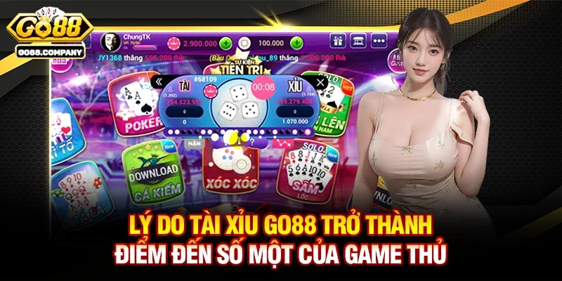 Lý do Tài xỉu Go88 trở thành điểm đến số một của game thủ